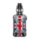 Authentic Rincoe Mechman 228W TC VW Box Mod + Mechman Mesh Tank Kit - Steel Case Union Flag SS, 1~228W, 2 x 18650, 4.5ml