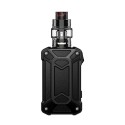 Authentic Rincoe Mechman 228W TC VW Box Mod + Mechman Mesh Tank Kit - Steel Case Full Black, 1~228W, 2 x 18650, 4.5ml