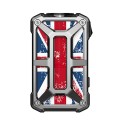 Authentic Rincoe Mechman 228W TC VW Variable Wattage Box Mod - Steel Bone Union Flag SS, 1~228W, 2 x 18650