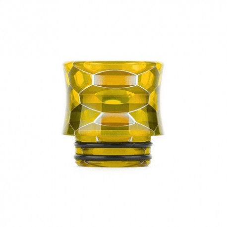 Authentic Vapesoon DT271-Y 810 Replacement Drip Tip TFV12 Tank, Goon RDA - Yellow, Resin, 17mm