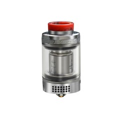 Authentic Blitz Monstor Sub Ohm Tank Atomizer w/ 6.5ml Bubble Glass - Silver, Stainless Steel + Glass, 4.5ml, 28mm Dia.