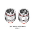 [Ships from Bonded Warehouse] Authentic Uwell Valyrian 2 II UN2-3 Triple Meshed Coil - Silver, SS, 0.16ohm (90~100W) (2 PCS)