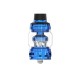 Authentic Uwell Valyrian 2 II Sub Ohm Tank Atomizer - Blue, SS + Pyrex Glass, 6ml, 0.32ohm, 29mm Diameter