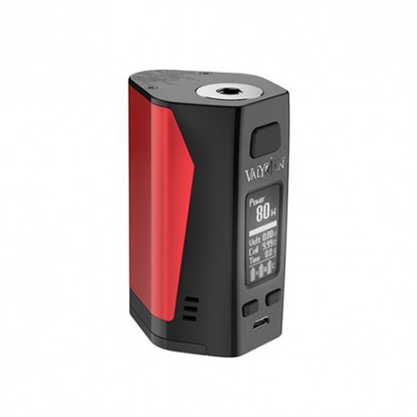 Authentic Uwell Valyrian 2 II 300W TC VW Variable Wattage Box Mod - Red + Black, 5~300W, 3 x 18650