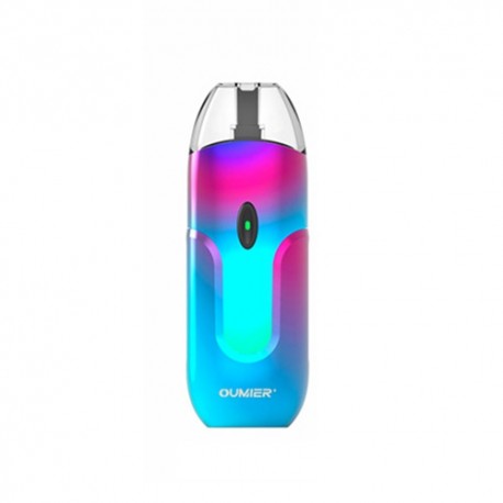 Authentic Oumier O1 10W 650mAh Pod System Starter Kit - Rainbow, 2ml, 1.4ohm