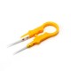 Authentic Coil Father Multi function DIY Tool Tweezers for RDA / RTA / RDTA Atomizer - Yellow, Ceramic, 95mm