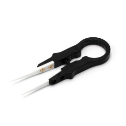 Authentic Coil Father Multi function DIY Tool Tweezers for RDA / RTA / RDTA Atomizer - Black, Ceramic, 95mm