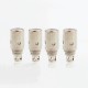 Authentic CKS Dagger Junior Ceramic Coil Head - Silver, 1.5ohm (4 PCS)