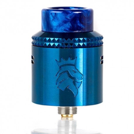 Authentic Kaees Alexander RDA Rebuildable Dripping Atomizer w/ BF Pin - Blue, Stainless Steel, 24mm