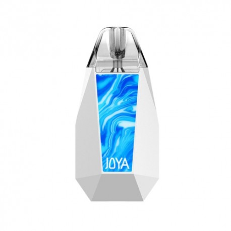 Authentic Vapeonly Joya 9W 450mAh Pod System Starter Kit - White + Water Blue, 2ml 1.2ohm Ceramic Coil