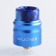 Authentic Wotofo Nudge RDA Rebuildable Dripping Atomizer w/ BF Pin - Blue, Aluminum + 316 Stainless Steel, 22mm Diameter