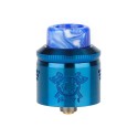 Authentic MECHLYFE x AmbitionZ Slatra Mesh RDA Rebuidable Atomizer w/ BF Pin - Blue, Stainless Steel, 25mm Diameter