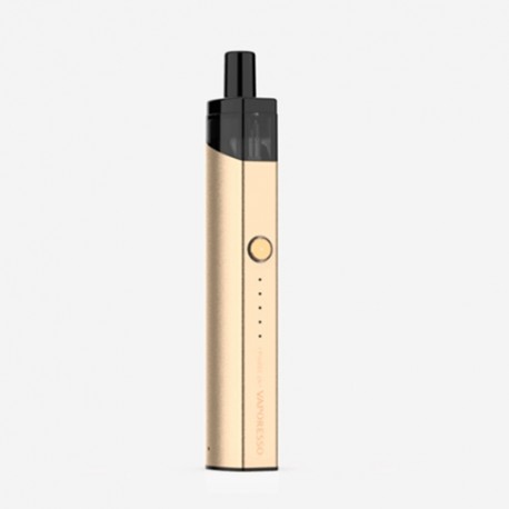 Authentic Vaporesso PodStick 900mAh Pod System Starter Kit - Gold, 0.6ohm / 1.3ohm, 2ml