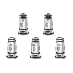 Authentic 510Vape SPAS-12 Pod System Starter Kit Replacement Ceramic Coil Head - Silver, 1.2ohm (8~10W) (5 PCS)