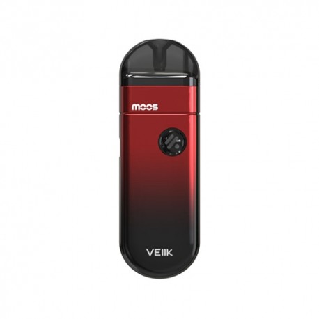 Authentic VEIIK MOOS 1100mAh Pod System Starter Kit - Red, 1.2ohm, 2ml