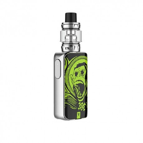 Authentic Vaporesso LUXE S 220W TC VW Box Mod + SKRR-S Tank Amtomizer Kit - Green Ape, 5~220W, 0.15ohm / 0.2ohm, 8ml, 2 x 18650