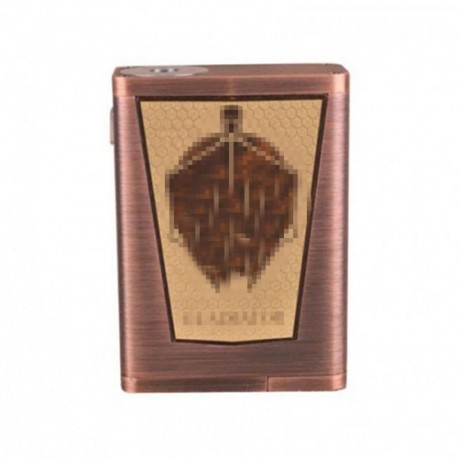 Authentic VapeMons Gladiator 200W TC VW Variable Wattage Box Mod - Brown, Zinc Alloy, 5~200W, 2 x 18650