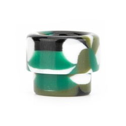 Authentic Reewape AS158 Replacement 810 Drip Tip for 528 Goon / Kennedy / Reload RDA - Green + White, Resin, 13mm