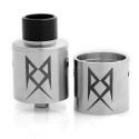 Authentic Grimm Green X Ohm Boy Recoil Performance RDA Rebuildable Dripping Atomizer - Silver, Stainless Steel, 24mm Diameter