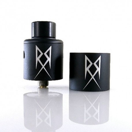 Authentic Grimm Green X Ohm Boy Recoil Performance RDA Rebuildable Dripping Atomizer - Black, Stainless Steel, 24mm Diameter