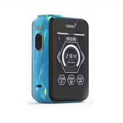 Authentic Smoant Charon TS 218 Touch Screen TC VW Variable Wattage Box Mod - Painting Blue, 1~218W, 2 x 18650