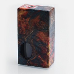 Authentic Yiloong Bottom Feeder Squonk Mechanical Box Mod - Random Color, Stabilized Wood, 1 x 18650 / 20700