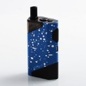 Authentic Wismec HiFlask 2100mAh All-in-one Pod System Starter Kit - Blue + White, 5.6ml, PETG + Silicone