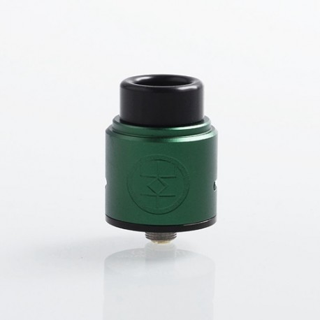 Authentic Advken Breath RDA Rebuildable Dripping Atomizer w/ BF Pin - Green, Aluminum + Stainless Steel, 24mm Diameter