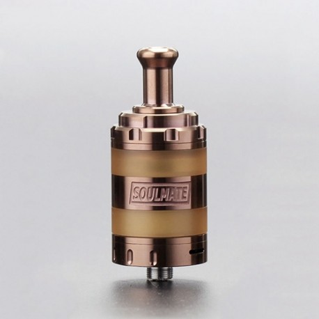 Authentic VXV Soulmate RTA Rebuildable Tank Atomizer - Rose Gold, Stainless Steel, 24mm Diameter
