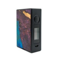 Authentic Asmodus EOS 180W Touch Screen TC VW Variable Wattage Box Mod - Purple, Aluminum + Stabilized Wood, 5~180W, 2 x 18650