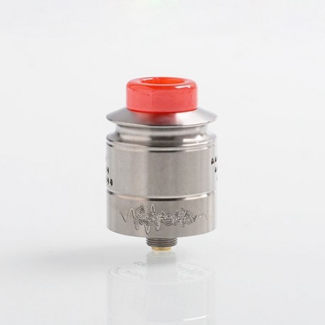 Authentic Timesvape Reverie RDA Rebuildable Dripping Atomizer w/ BF Pin - Silver, Stainless Steel, 24mm Diameter