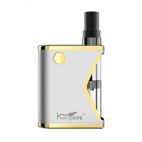Authentic Kangvape Mini K 400mAh VV All-in-One Starter Kit - Silver, 0.5ml, 1.5 Ohm