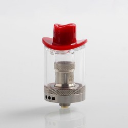 Authentic Demon Killer Magic Hat Sub Ohm Tank Clearomizer - Red, 316 Stainless Steel + PCTG, 4.5ml / 5ml, 24mm Diameter