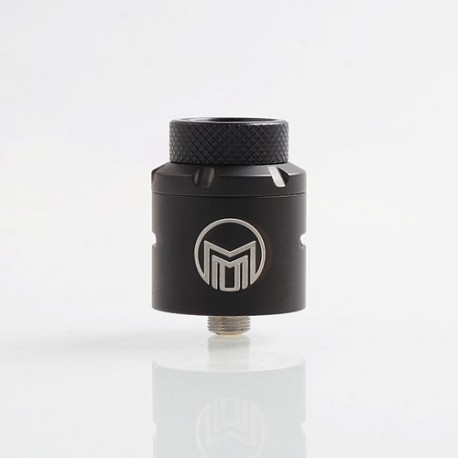Authentic Acevape Magic Master RDA Rebuildable Dripping Atomizer w/ BF Pin - Black, Stainless Steel, 24mm Diameter