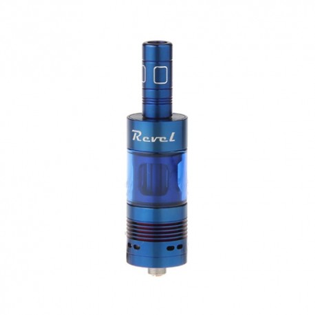 Authentic Ehpro Revel RDTA Rebuildable Dripping Tank Atomizer - Blue, Stainless Steel, 3ml, 22mm Diameter