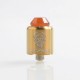 Authentic Ystar Hell Demons RDA Rebuildable Dripping Atomizer w/ BF Pin - Gold, Stainless Steel, 20mm Diameter