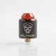 Authentic Ystar Hell Demons RDA Rebuildable Dripping Atomizer w/ BF Pin - Gun Metal, Stainless Steel, 20mm Diameter