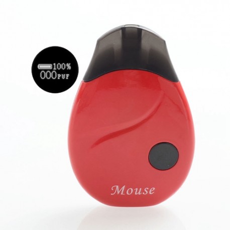 Authentic Cozyvape Mouse 13W 380mAh Pod System Starter Kit - Red, 2ml, 1.4 Ohm