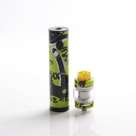 Authentic Freemax Twister 80W 2300mAh VW Mod + Fireluke 2 Tank Kit - Green, 5~80W, 5ml, 0.2 / 0.15 Ohm