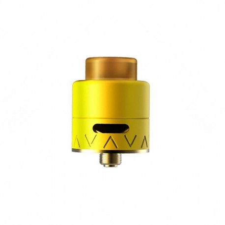 Authentic Smoant Battlestar Squonker RDA Rebuildable Dripping Atomizer w/ BF Pin - Yellow, Brass + SS, 24mm Diameter