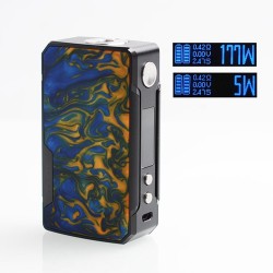 Authentic Voopoo Drag 2 177W TC VW Variable Wattage Box Mod - B-Flame, Zinc Alloy + Resin, 5~177W, 2 x 18650