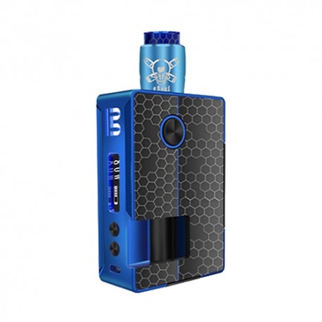 Authentic Blitz Vigor 81W TC VW Squonk Box Mod + Ghoul BF RDA Kit - Black, 5~81W, 1 x 18650 / 20700, 10ml, 22mm Diameter