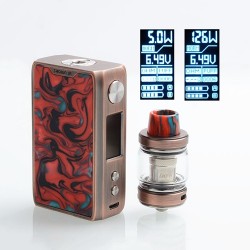 Authentic IJOY Shogun JR 126W 4500mAh TC VW Box Mod + Shogun Tank Kit - RC-Hellfire, 5~126W, 6ml, 0.2 Ohm