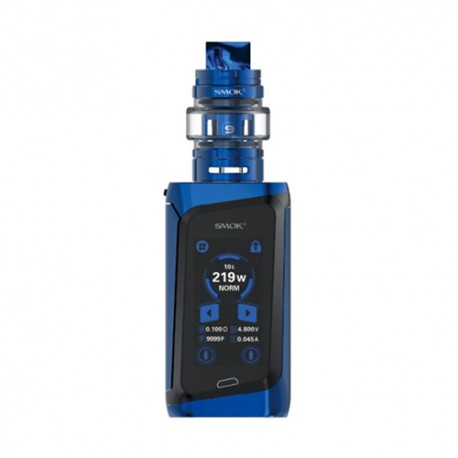 Authentic SMOKTech SMOK MORPH 219W TC VW Box Mod Kit + TF2019 Tank Standard Edition - Prism Blue+Black, 1~219W, 6ml, 2 x 18650