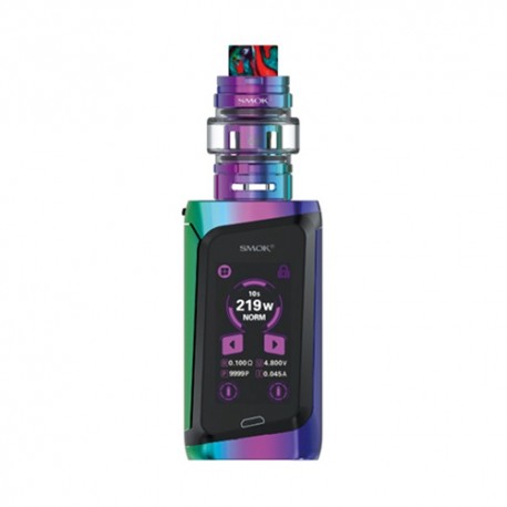 Authentic SMOKTech SMOK MORPH 219W TC VW Box Mod Kit + TF2019 Tank Standard Edition - 7-Color + Black, 1~219W, 6ml, 2 x 18650