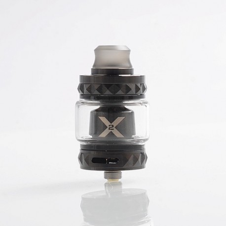 Authentic Vapemons X2 Mesh Sub Ohm Tank Clearomizer - Black, 0.15ohm, 5ml, 24mm Diameter