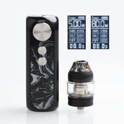 Authentic OBS Cube X 80W VW Box Mod + Tank Starter Kit - Ink, 4ml, 0.2ohm / 0.15ohm, 3.2~4.2V, 1 x 18650