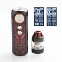 Authentic OBS Cube X 80W VW Box Mod + Tank Starter Kit - Bloody Mary, 4ml, 0.2ohm / 0.15ohm, 3.2~4.2V, 1 x 18650