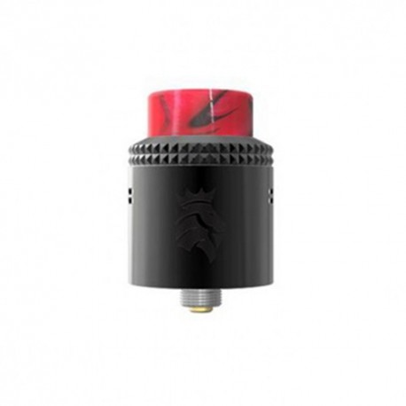Authentic Kaees Alexander RDA Rebuildable Dripping Atomizer w/ BF Pin - Black, Stainless Steel, 24mm