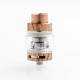 Authentic FreeMax Fireluke 2 Metal Sub Ohm Tank Clearomizer - Golden, Stainless Steel + Pyrex, 5ml, 0.2ohm, 28mm Diameter